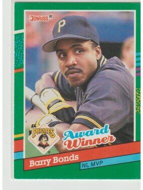 Barry Bonds 1991 Donruss Pittsburg Pirates #762